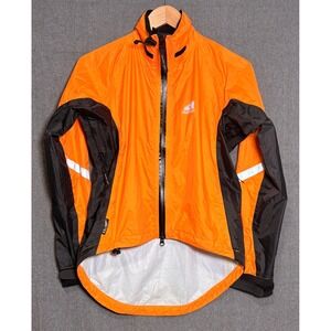 Showers‎ Pass Elite 2.1 Cycling Jacket Womens Small Orange Waterproof Reflective